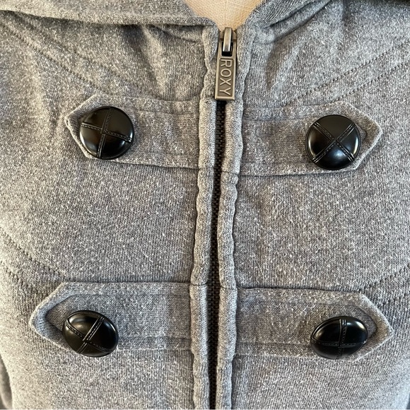 Women’s Button Detail Roxy Hoodie - Picture 3 of 3